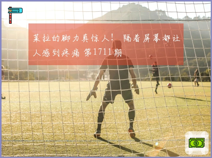 莱拉的脚力真惊人！ 隔着屏幕都让人感到疼痛 第1711期